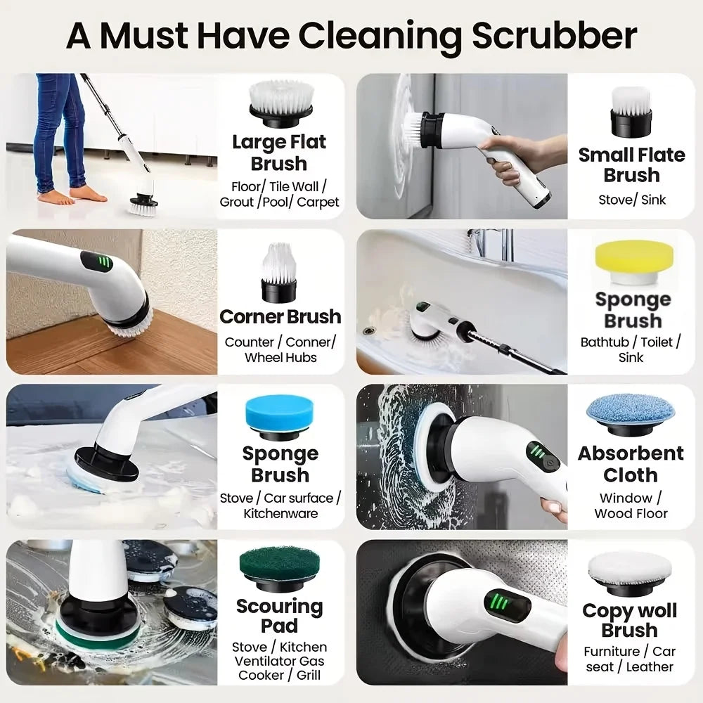 Electric Spin Scrubber Cordless