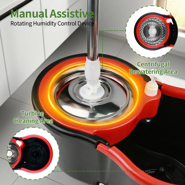 Effortless Spin Mop & Bucket Set