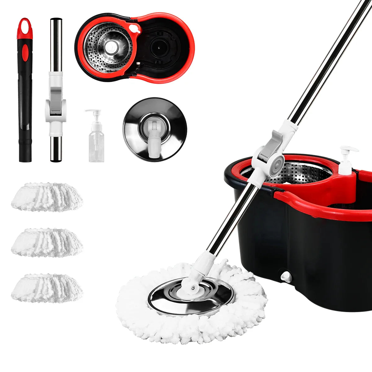 Effortless Spin Mop & Bucket Set