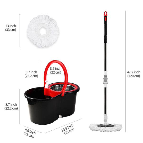 Effortless Spin Mop & Bucket Set